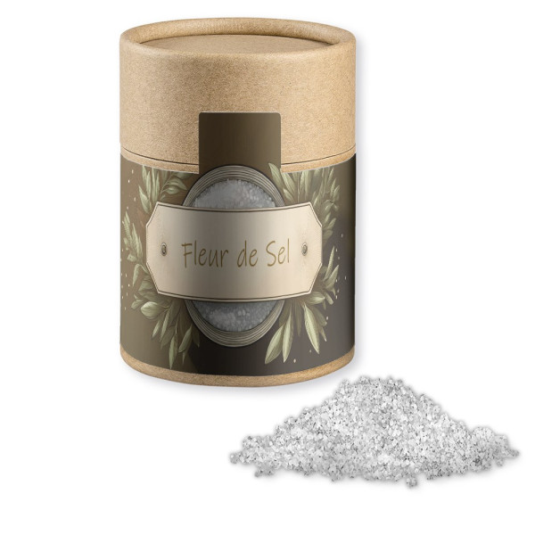 Fleur de Sel, ca. 65g, Kraftpapierdose Midi