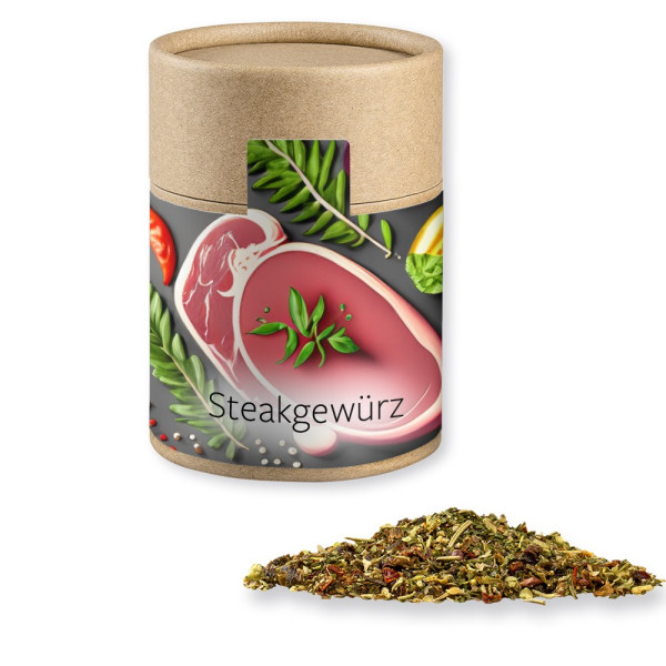 Gewürzmischung Steakgewürz, ca. 75g, Kraftpapierdose Midi